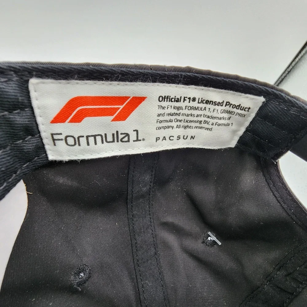 Yohji Yamamoto Formula One F1 Wildside Hat Snapback Black Grand Prix NEW‎ w/ Tag